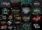 Thumbnail  40 Premium Tattoo Bundle Fonts